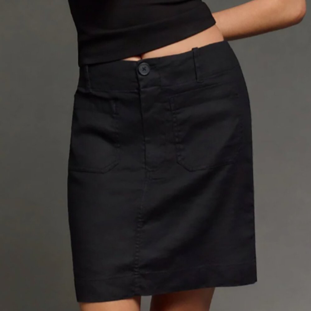 Anthropologie MAEVE Colette Skirt: Mini Edition in Black, XS